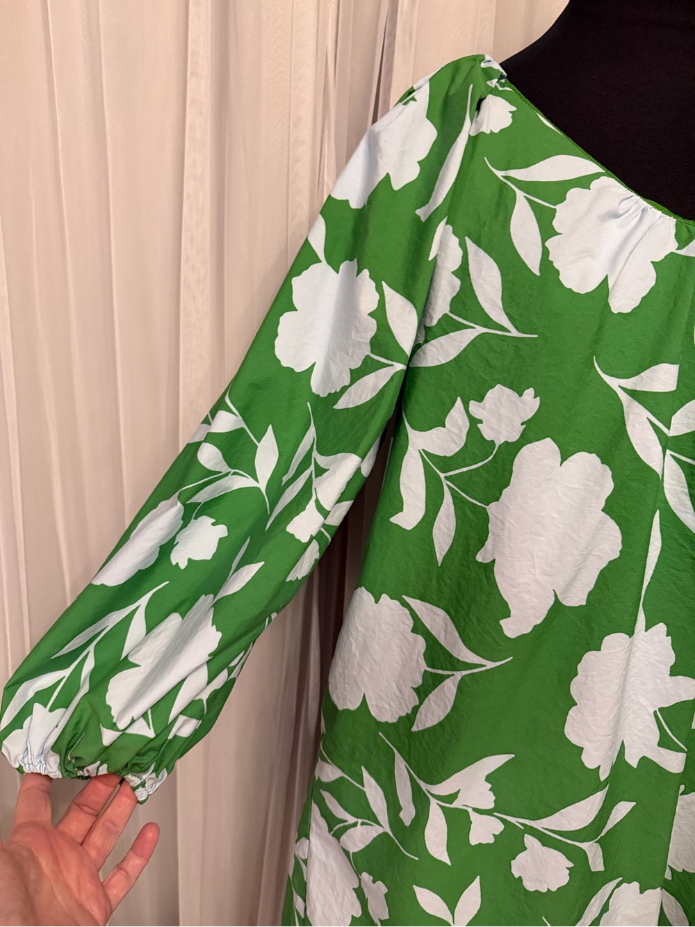 kate spade Green and White Floral bubble dress, Target pop up - Picture 2 of 9